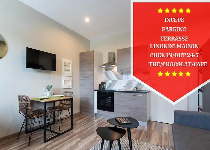 Legend- Parking privé- Terrasse privée- Wifi - Convert